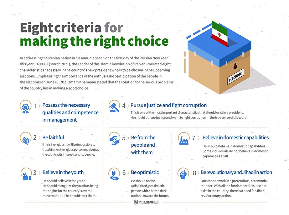 Eight criteria for making the right choice