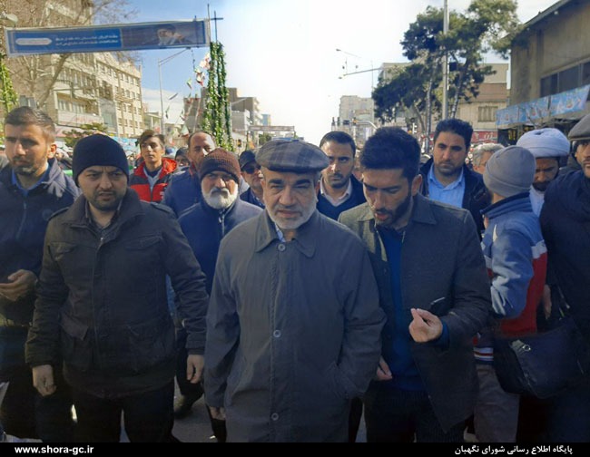 حضور دکتر کدخدایی در راهپیمایی چهل و یکمین سالگرد پیروزی انقلاب اسلامی