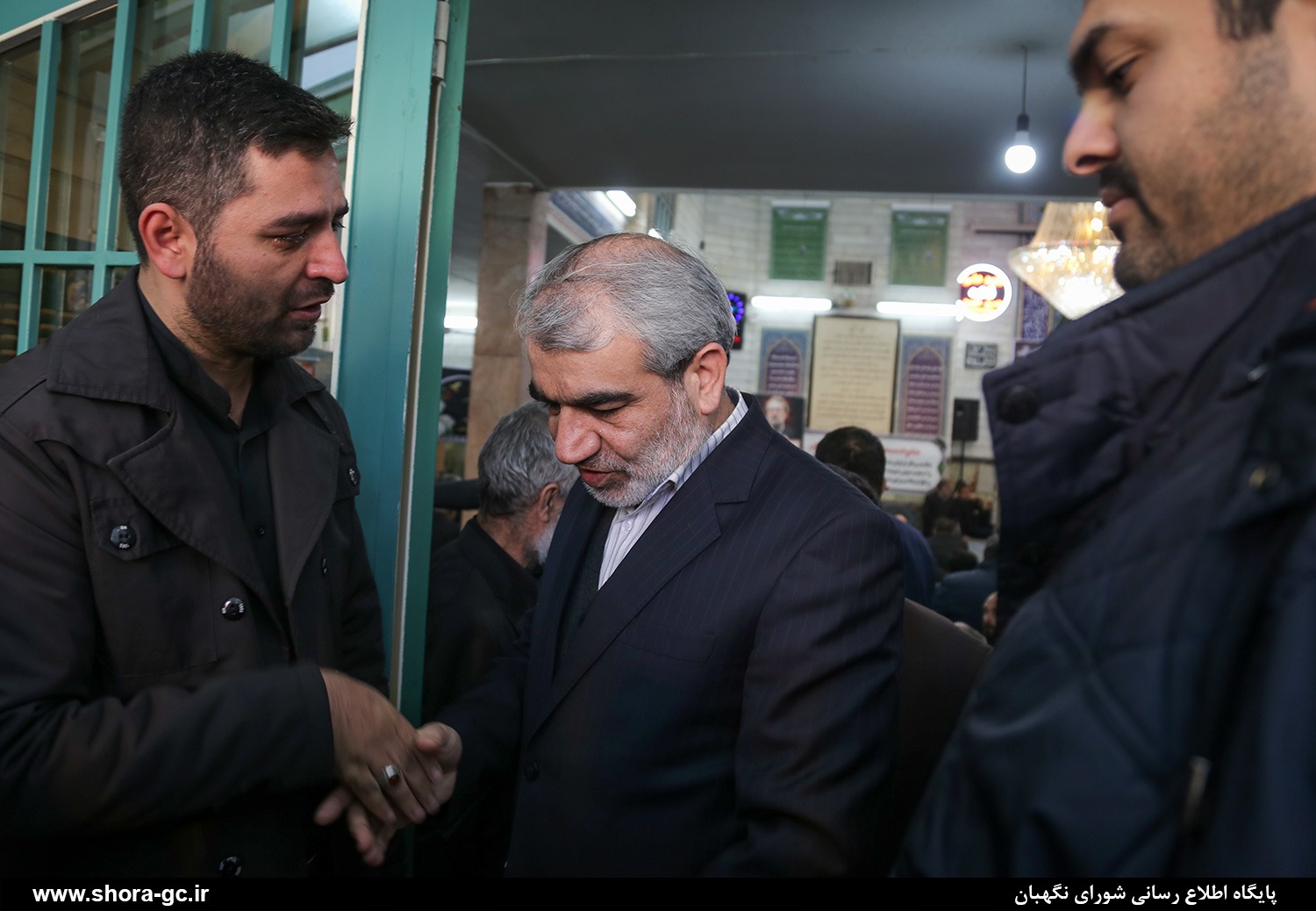 حضور دکتر کدخدایی در مراسم ترحیم خبرنگار خبرگزاری فارس
