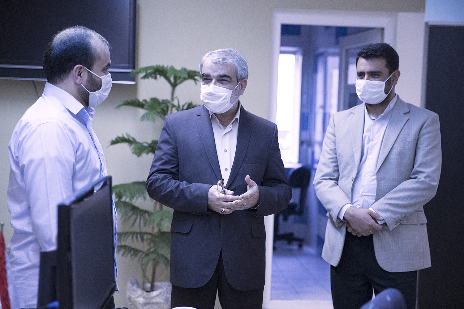 دکتر کدخدایی از خبرگزاری مهر بازدید کرد + عکس