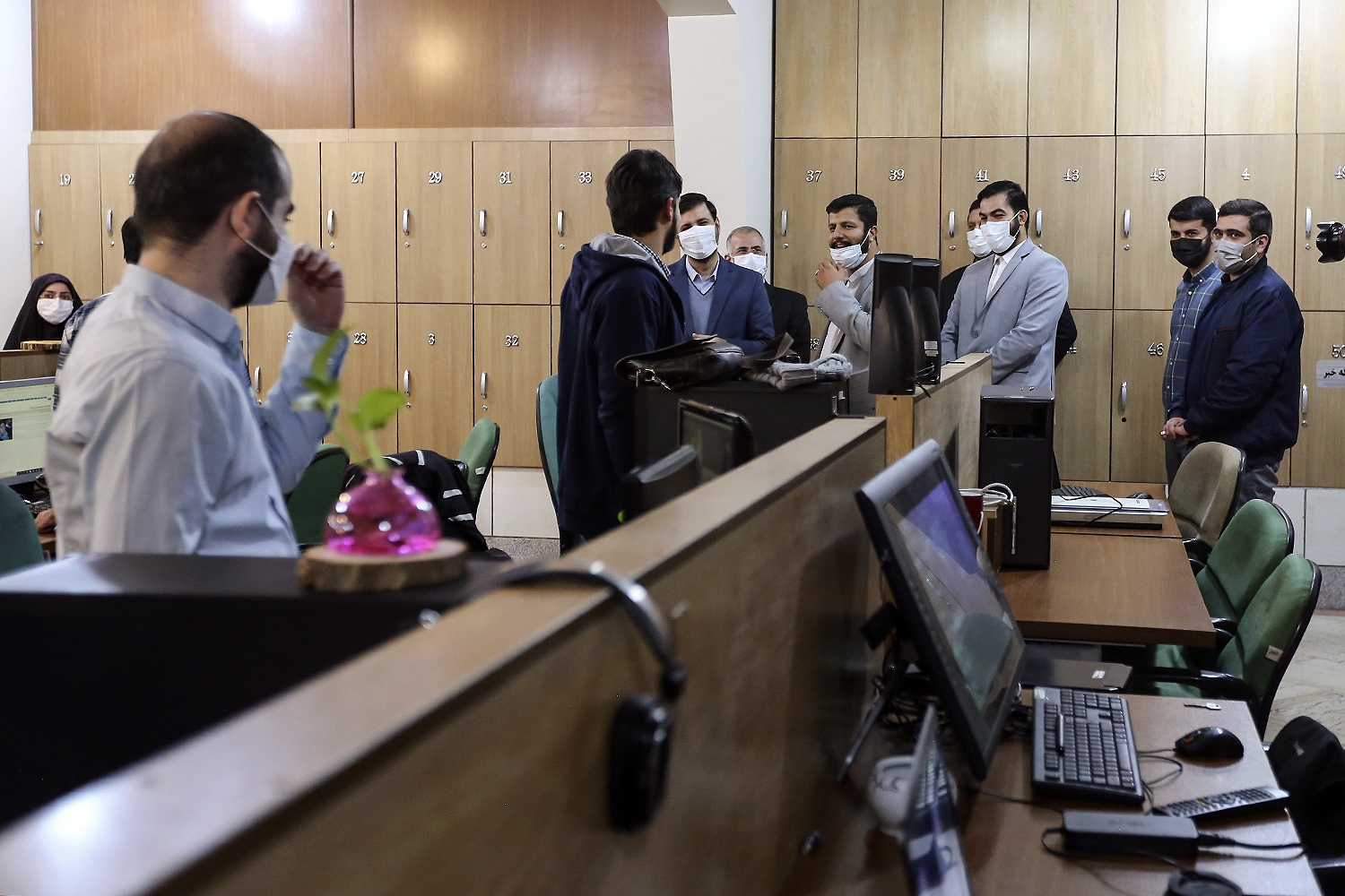 سخنگوی شورای نگهبان از خبرگزاری دانشجو بازدید کرد+ عکس