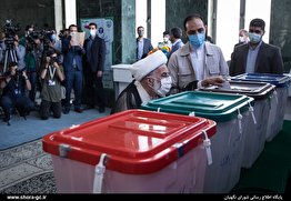 گزارش تصویری حضور اعضای شورای نگهبان در پای صندوق رای
