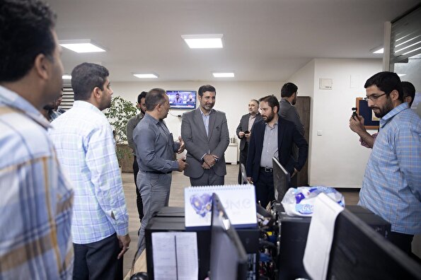 گزارش تصویری بازدید دکتر طحان نظیف از خبرگزاری دفاع مقدس