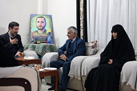 گزارش تصویری دیدار سخنگوی شورای نگهبان با خانواده سردار شهید «جواد پور رجبی»