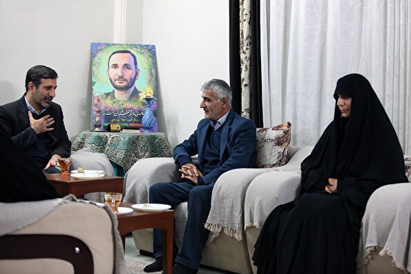 گزارش تصویری دیدار سخنگوی شورای نگهبان با خانواده سردار شهید «جواد پور رجبی»