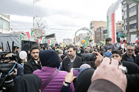 سخنگوی شورای نگهبان در راهپیمایی ۲۲ بهمن حضور یافت