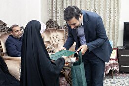 گزارش تصویری دیدار دکتر طحان نظیف با خانواده شهید ناظر «محمد چناری»